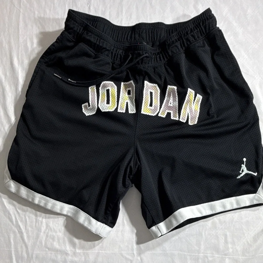 Jordan Sport DNA Mesh Basketball Shorts Mens Medium Black Jumpman CV2983-010